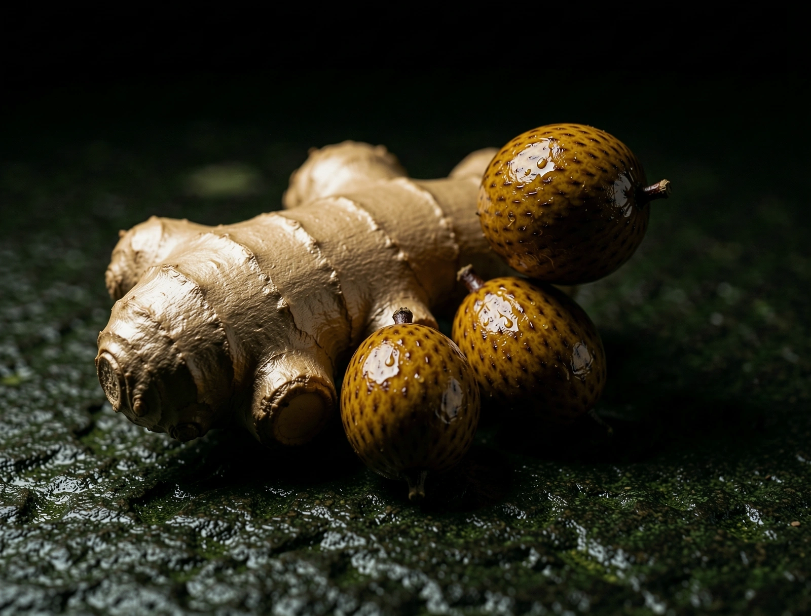 Macro view of botanical vitality